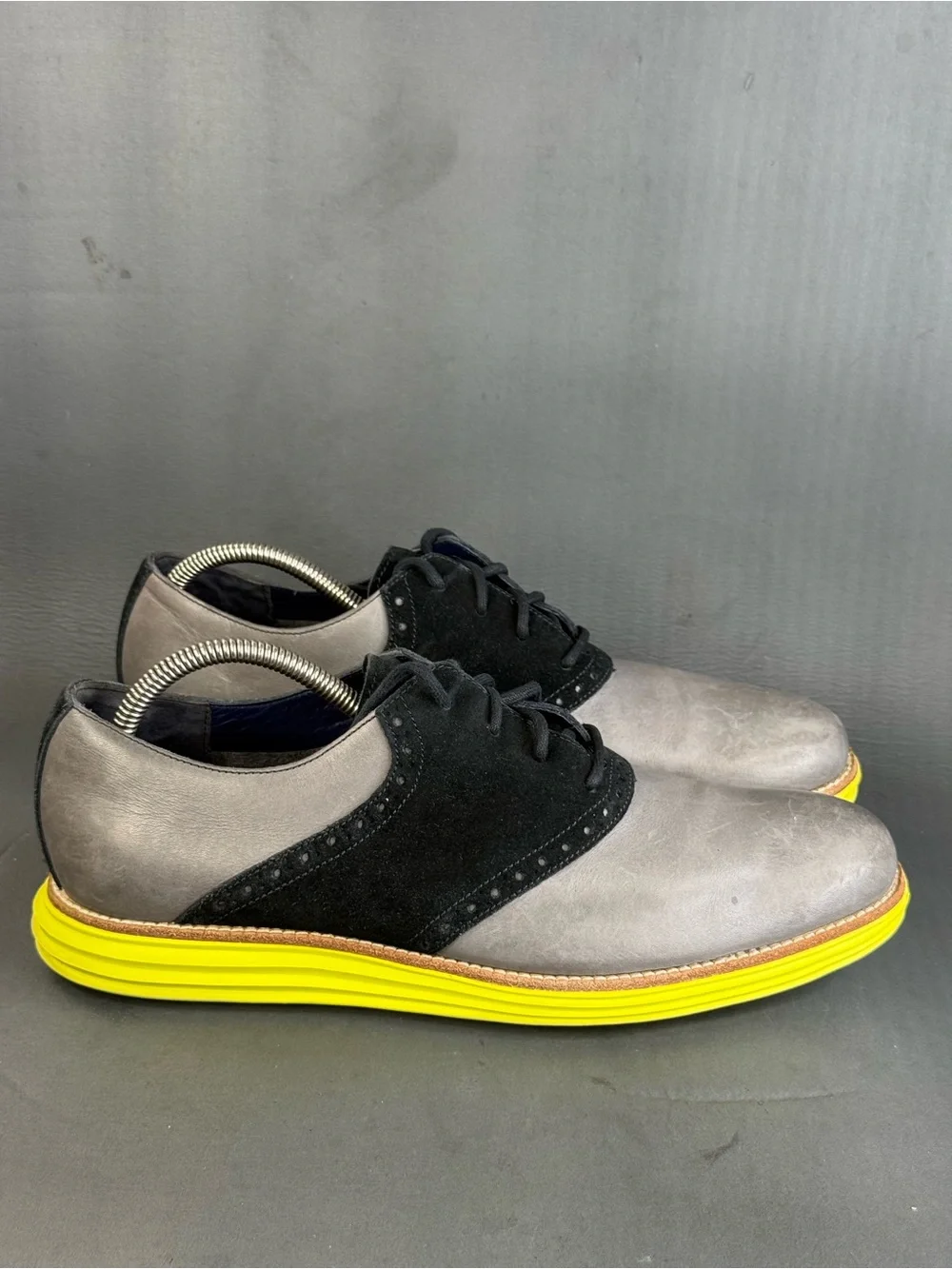 Cole Haan LunarGrand saddle suede leather Oxford shoes men’s size 10.5
